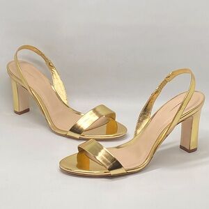 22élevé Slingback 85MM Leather Sandals size 37